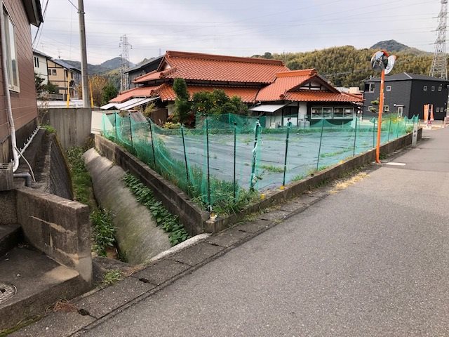長行西一丁目土地 現地写真（前面道路含む現地写真）