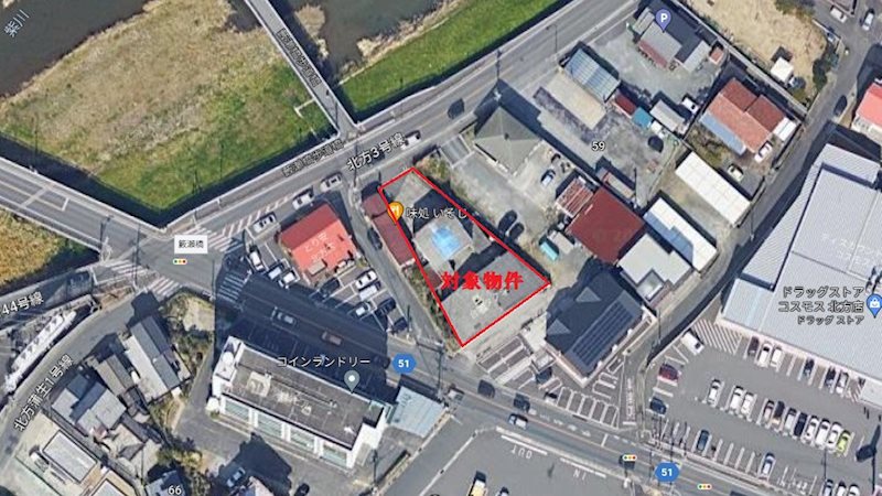北方三丁目倉庫 間取図・土地図