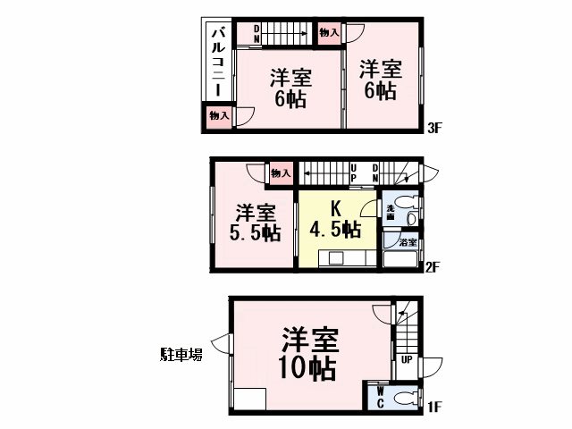 コーポ熊西 間取図