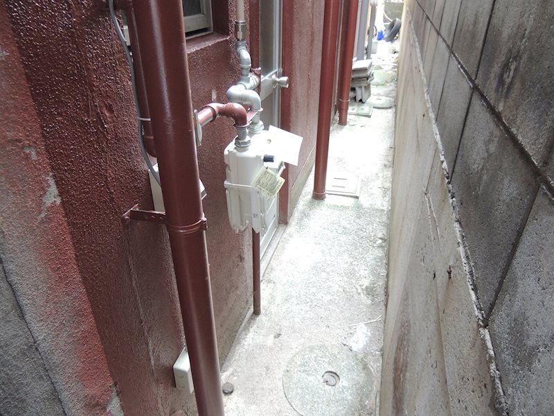 コーポ熊西 建物裏