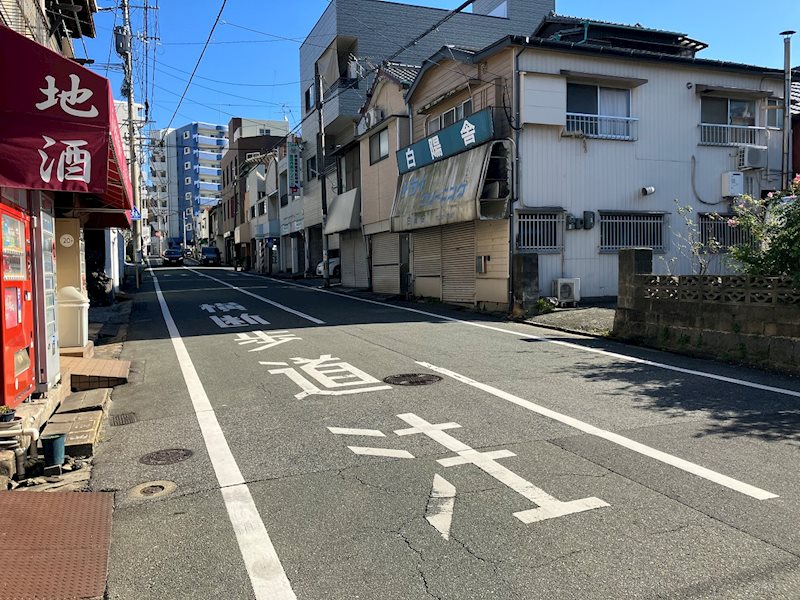 白川町戸建 前面道路