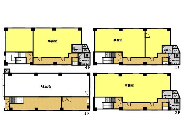 八幡東区西本町事務所 間取図