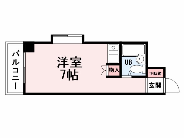 中央町スカイマンション  間取図・土地図
