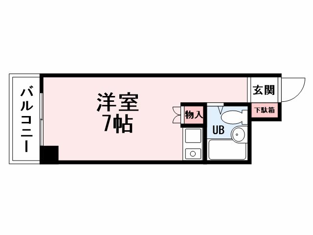 中央町スカイマンション  間取図・土地図