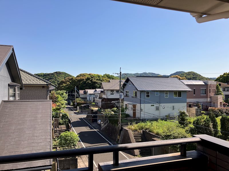 清田四丁目戸建 バルコニー（南向き）②　南側の眺望