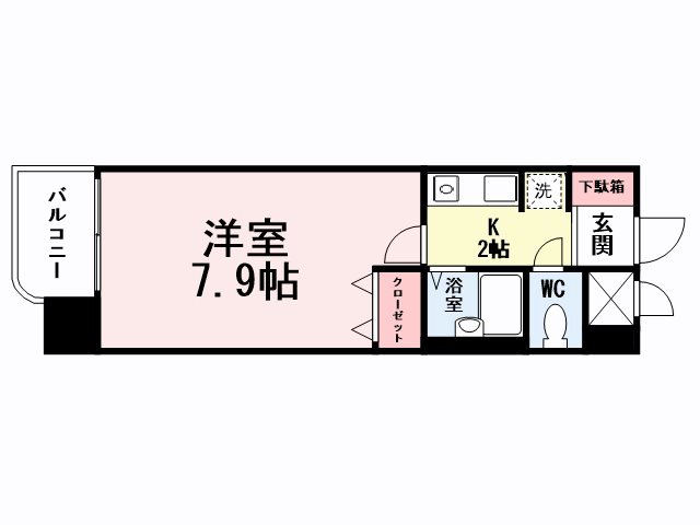 ライオンズマンション皇后崎公園 間取図