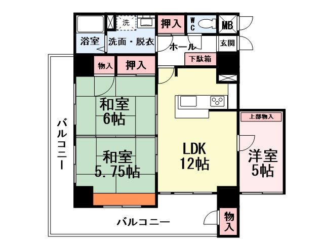 アンビエント小倉 間取図