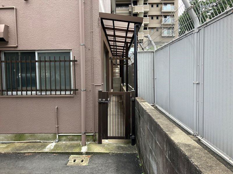 西日本サンハイツ 専用庭