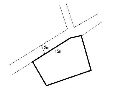 永犬丸四丁目土地 間取図・土地図